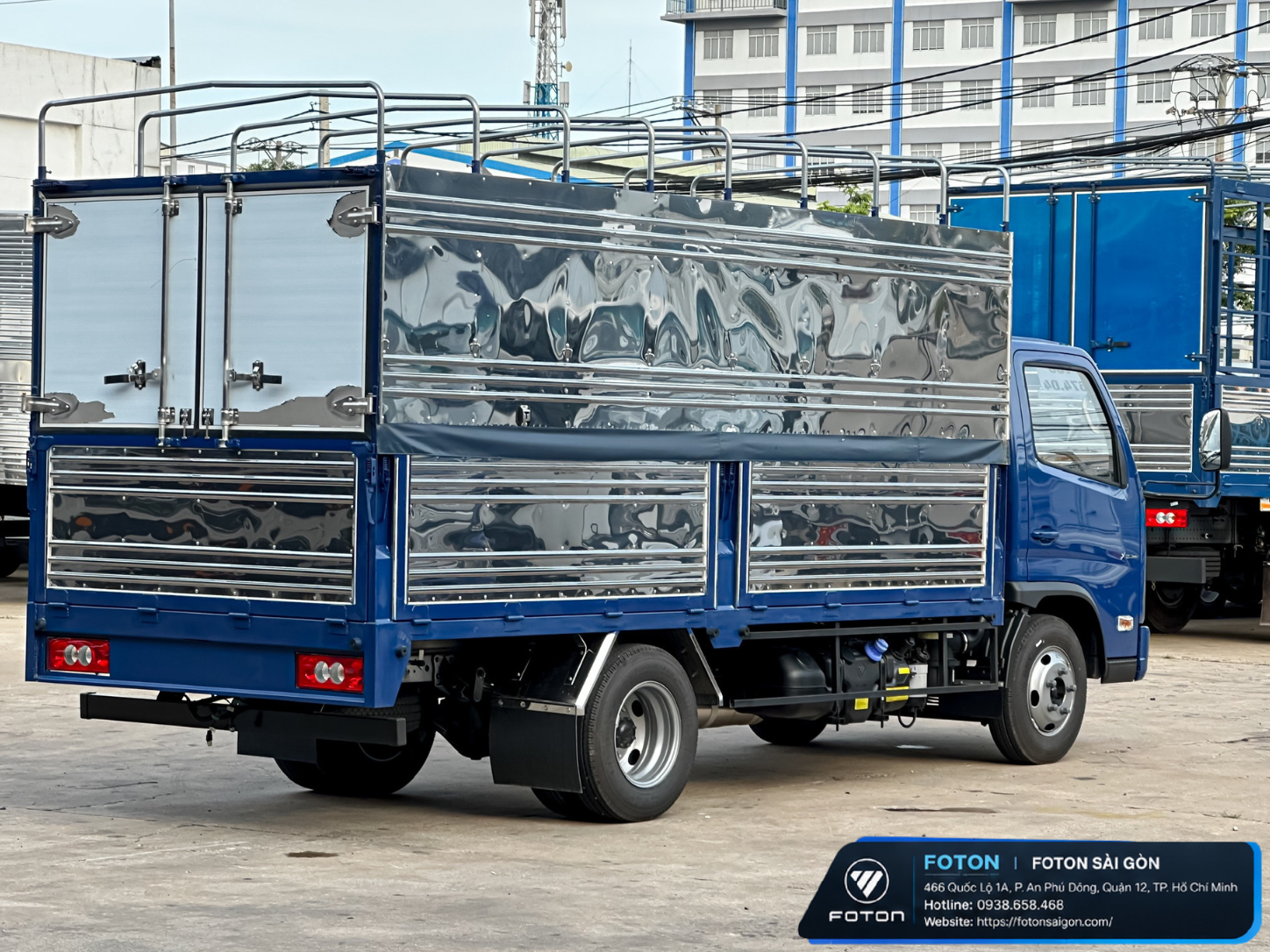 XE TẢI FOTON AUMARK 2.5 TẤN - 2T5 - 2.5T - 2.500 KG THÙNG MUI BẠT